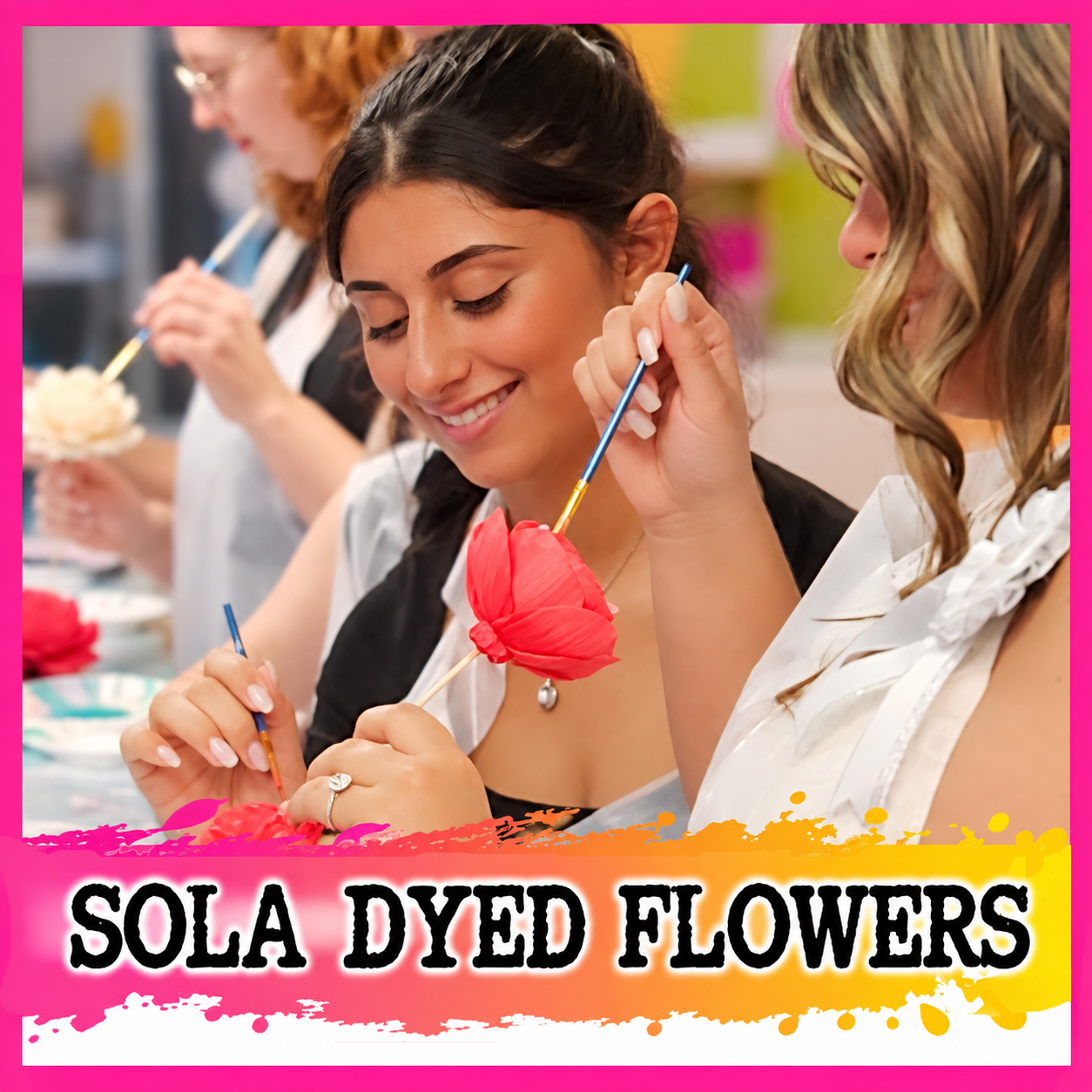 Sola Dyed Flowers