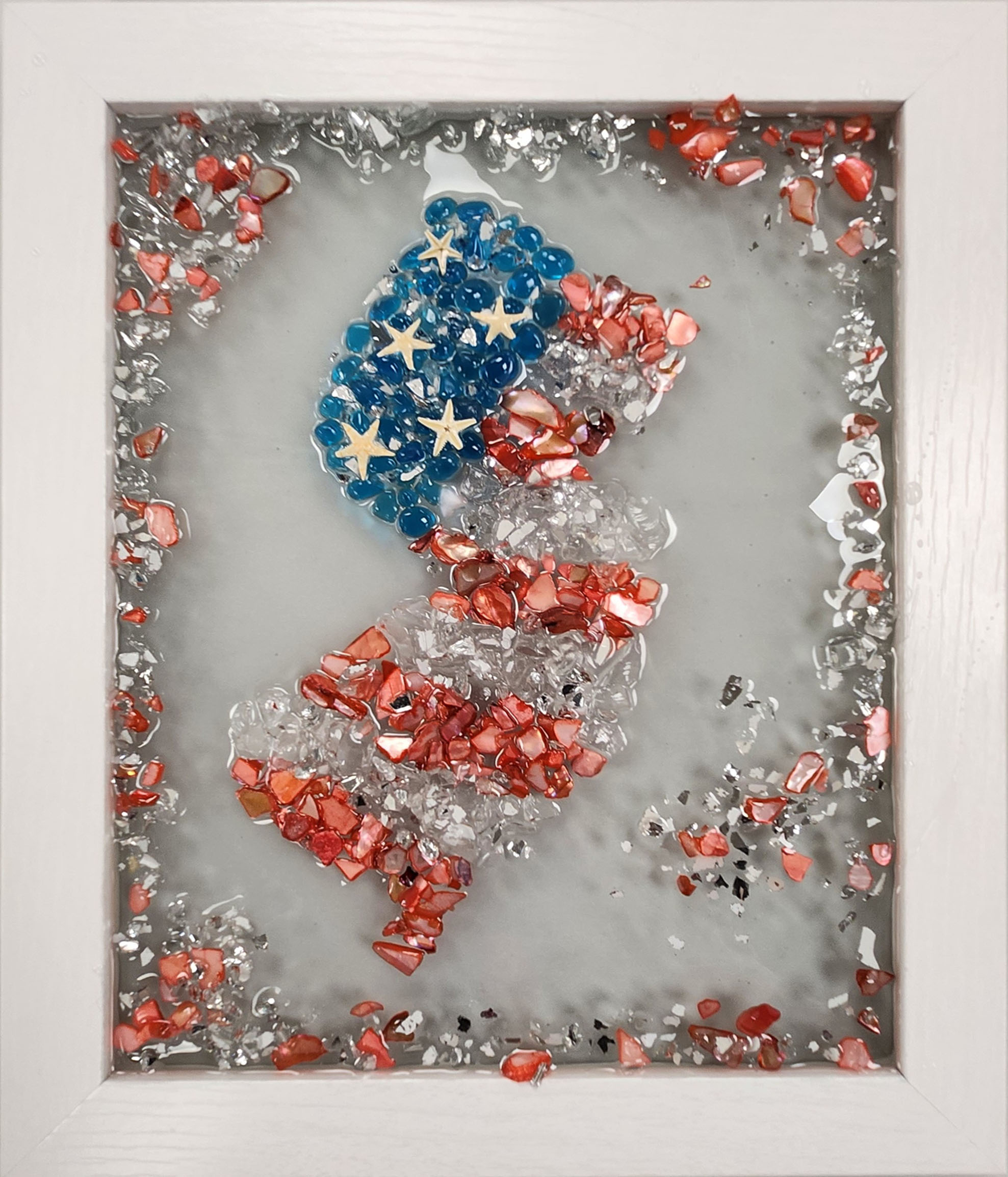 USA seashell epoxy project